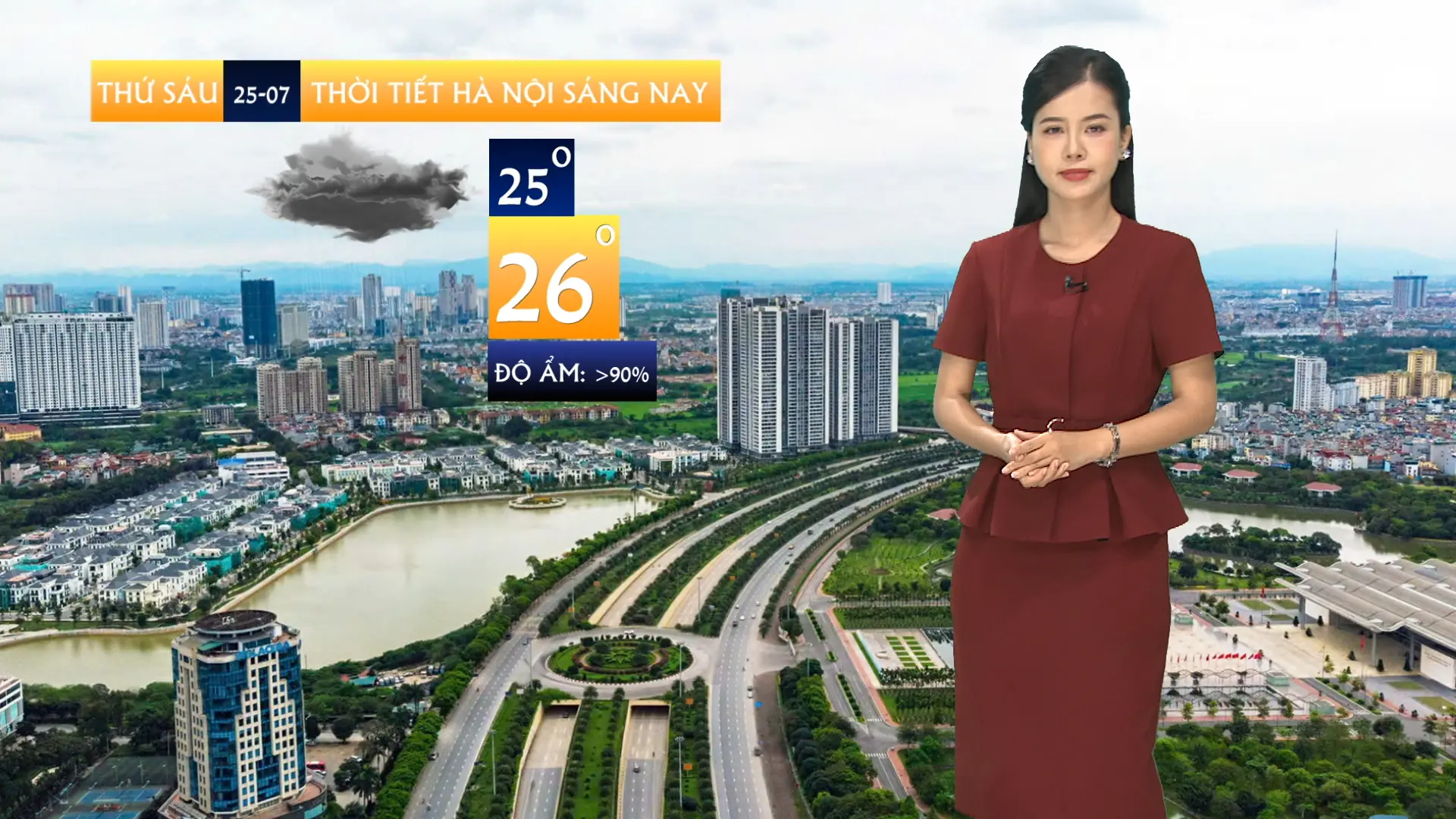 Dự báo thời tiết sáng | 25/07/2025